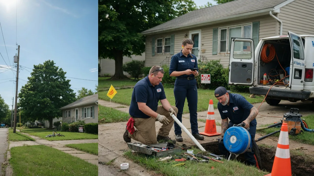 Sewer Line Repair in Greentown, IN near me